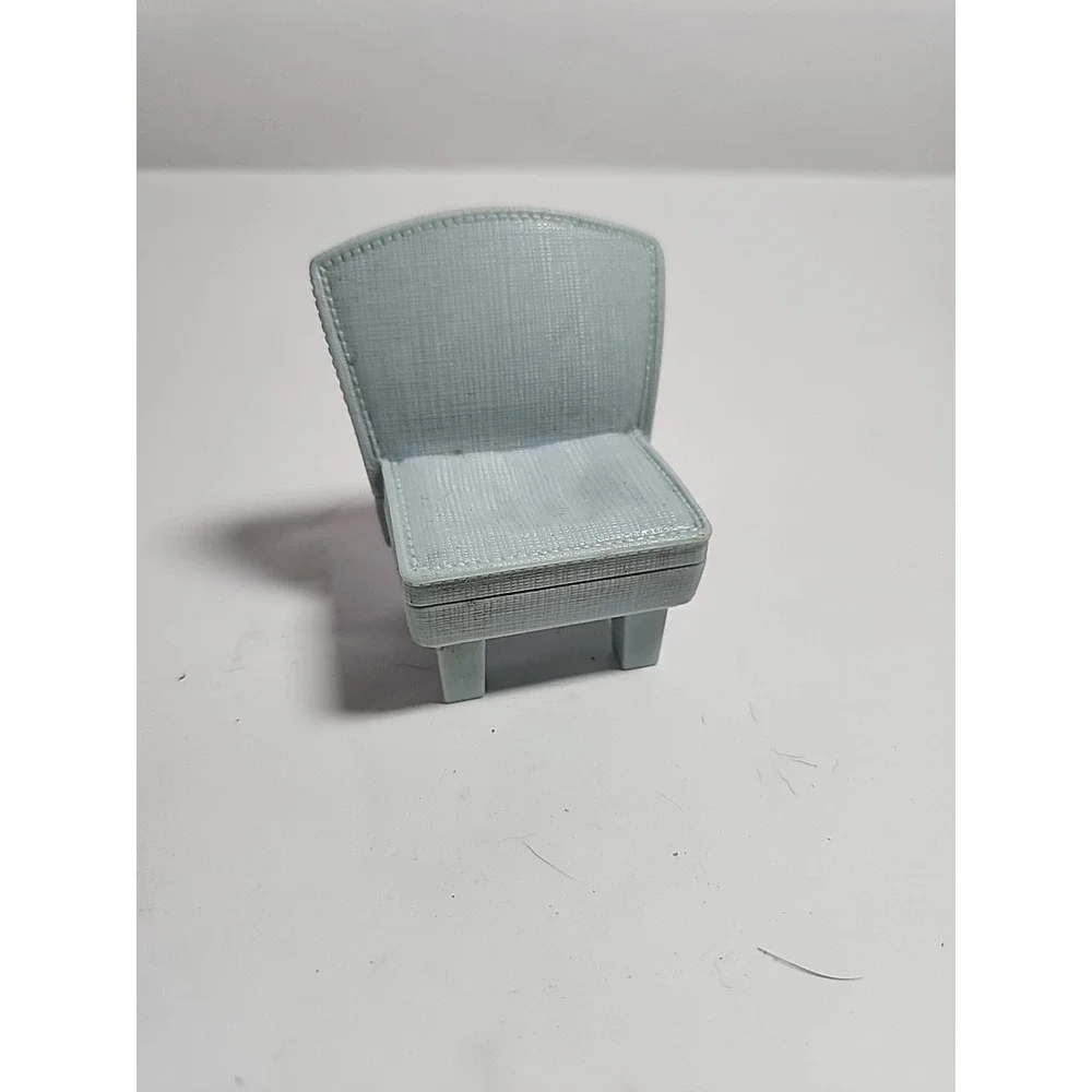 FISHER‎ PRICE Loving Family Dollhouse Family Room CHAIR Light Blue Green Color